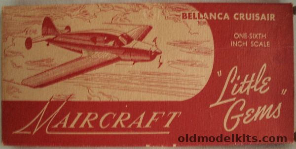 Maircraft 1/72 Bellanca Cruisair - 'Little Gems' Series Scale Solid Wooden Aircraft Kit, G-2 plastic model kit